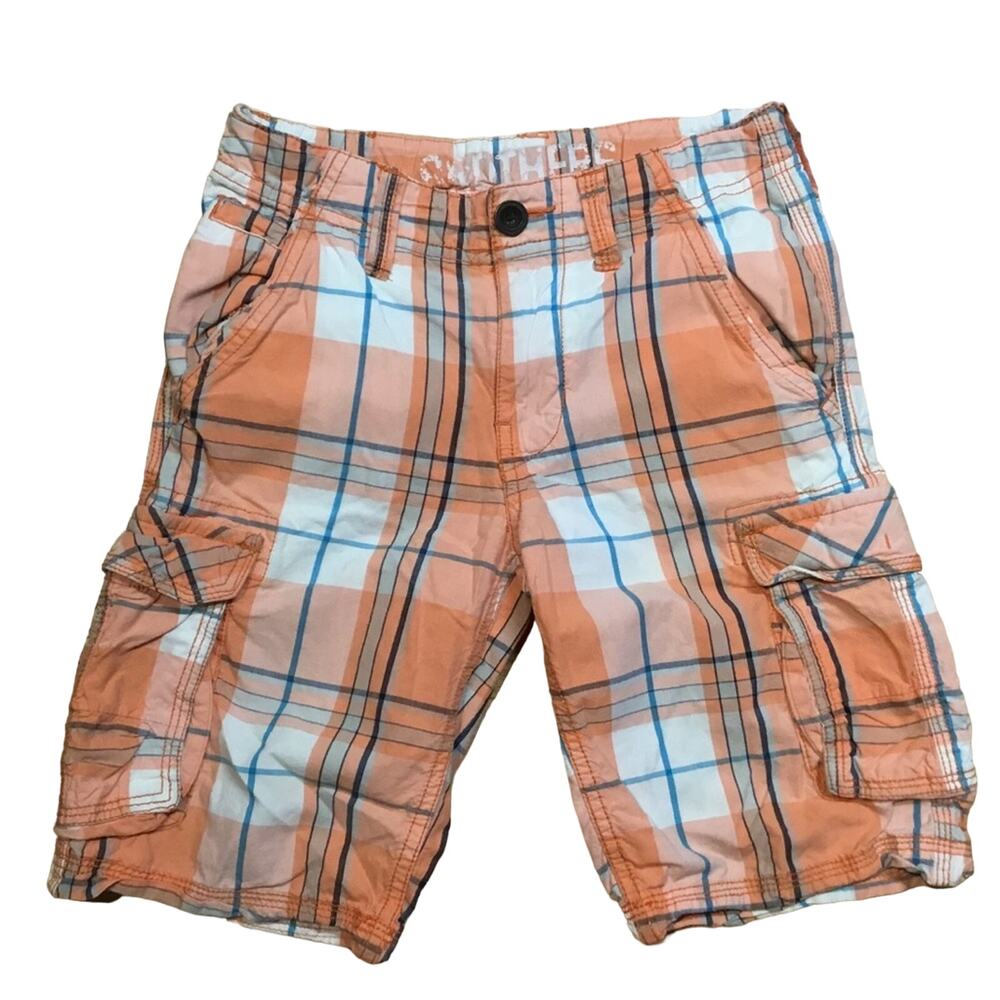 Brothers Plaid Cargo Short